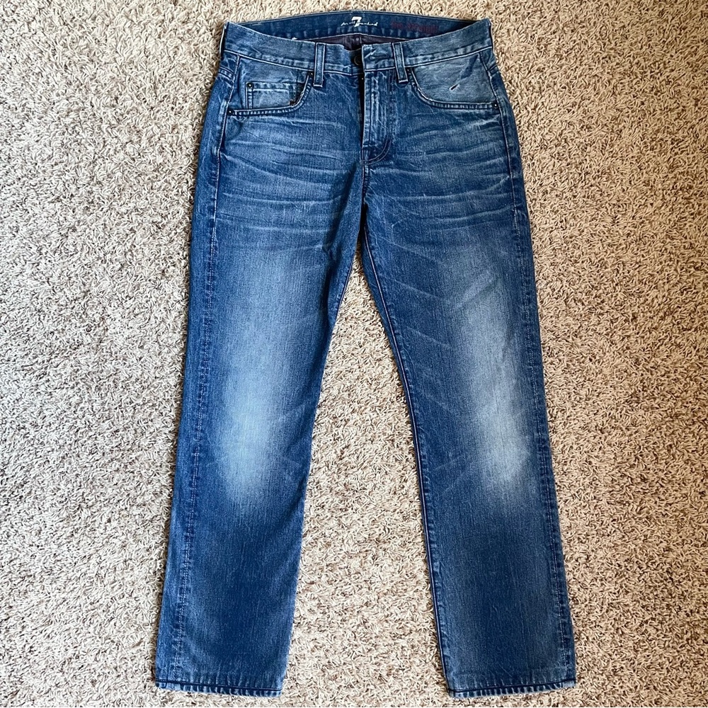 Men’s 7 For All Mankind Straight Medium Washed Jeans